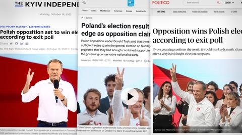 Światowa prasa komentuje sondażowe wyniki wyborów parlamentarnych w Polsce 