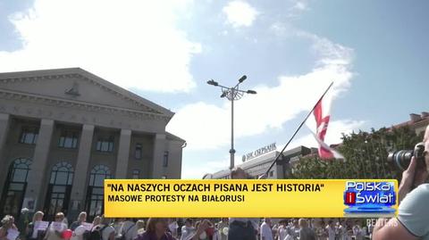 Korespondent "Faktów" TVN Andrzej Zaucha: wiec już się skończył
