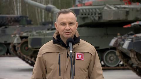 Prezydent: tworzymy koalicję czołgów na potrzeby Ukrainy