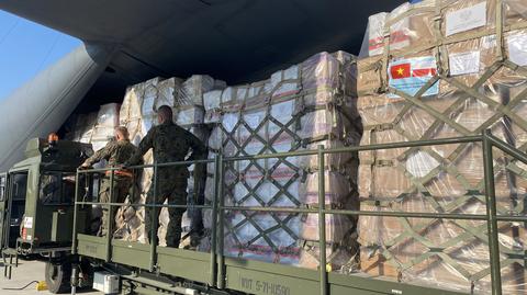 Polska wysyła transport z pomocą humanitarną dla Wietnamu