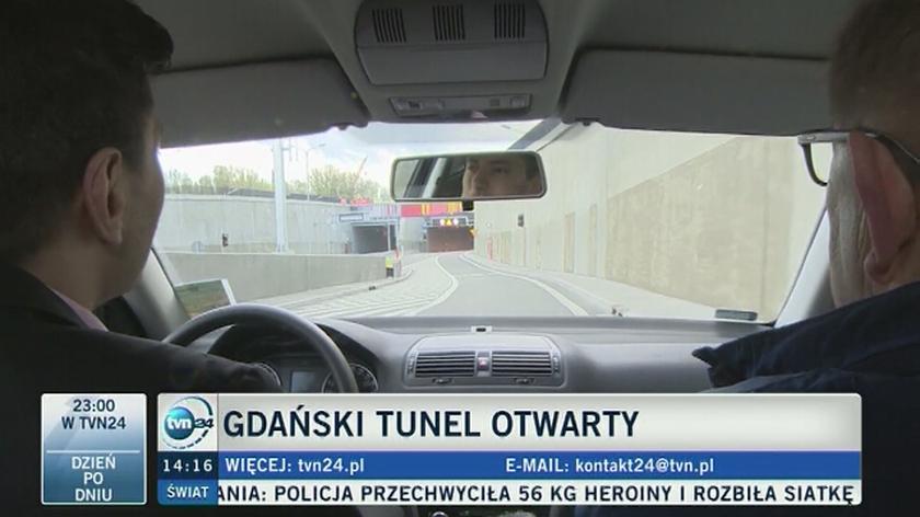 Tunel pod Martwą Wisłą w Gdańsku oficjalnie otwarty