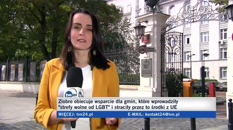 Zbigniew Ziobro obiecuje pomoc dla gmin "anty-LGBT"