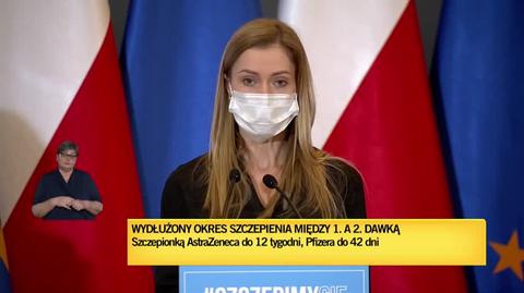 Wiceminister zdrowia Anna Goławska o zapisach na szczepienia dla przewlekle chorych