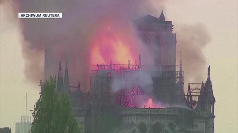 Pożar paryskiej katedry Notre Dame [archiwalne]