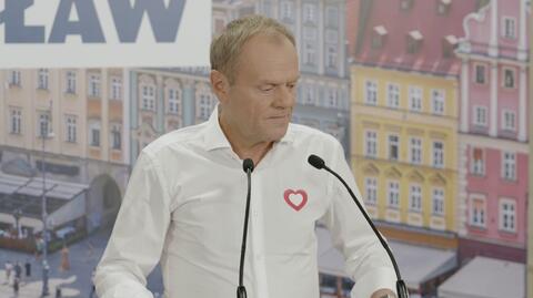 Tusk o zmianie miejsca konwencji PiS: ciekawy debiut nowego szefostwa kampanii