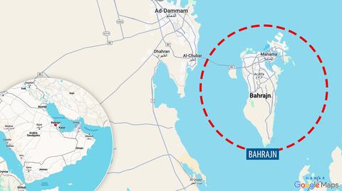 Bahrajn leży w Zatoce Perskiej