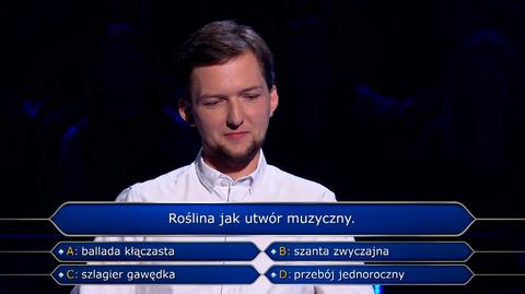 Milionerzy TVN. Roślina jak utwór muzyczny