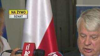 Marszałek Senatu o referendum prezydenta Dudy