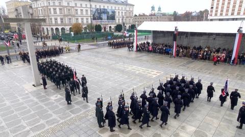 Obchody Święta Wojska Polskiego na placu Piłsudskiego 