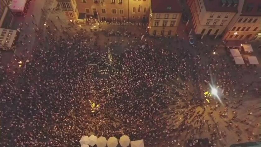 Protest we Wrocławiu 