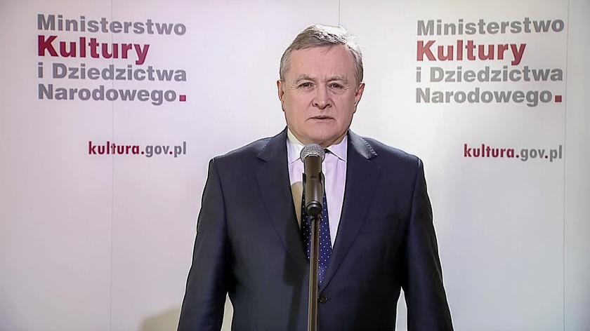 Minister kultury Piotr Gliński o rozstrzygnięciu stypendialnej części programu "Kultura w sieci"