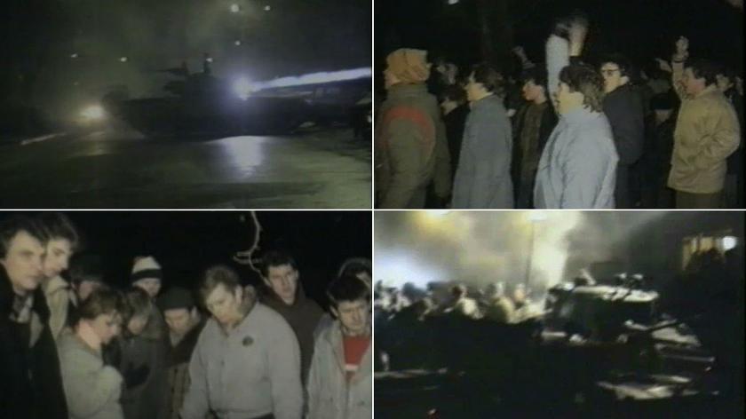 Litwini walczą o niepodległość. W Wilnie, w 1991 r., zginęło 14 osób