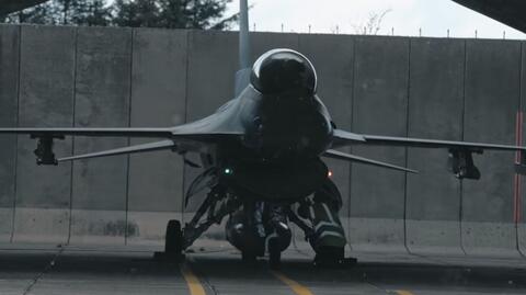 Ukraińscy piloci szkolą się na samolotach F-16 w bazie Skrydstrup w Danii