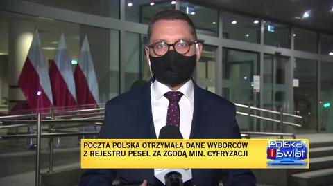 Reporter TVN24 o różnicy pomiędzy danymi z bazy PESEL a danymi ze spisu wyborców