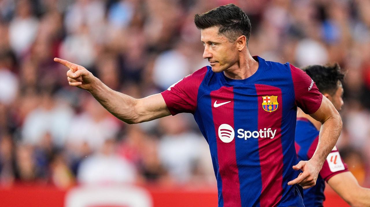 Efektowne zwycięstwo Barcelony. Lewandowski skuteczny jak Messi