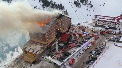Pożar w hotelu Grand Kartal