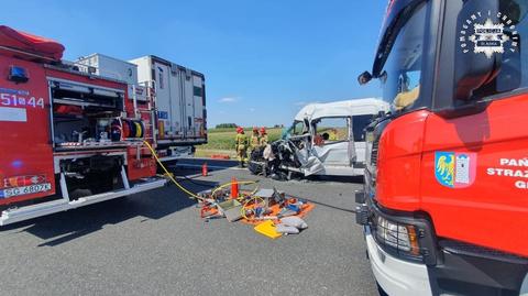 Tragiczny wypadek na drodze krajowej 81 koło Cieszyna