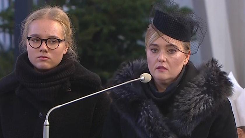 Pogrzeb prezydenta Gdańska. Przemowa jego żony Magdaleny