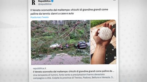 Ponad 100 rannych w potężnym gradobiciu