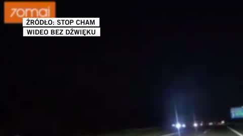 Jeden z kierowców nagrał jadące z dużą prędkością bmw