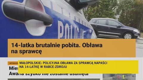 Obława za sprawcą napaści na 14-latkę w Rabce-Zdroju. "Nie pozostała mu dłużna"