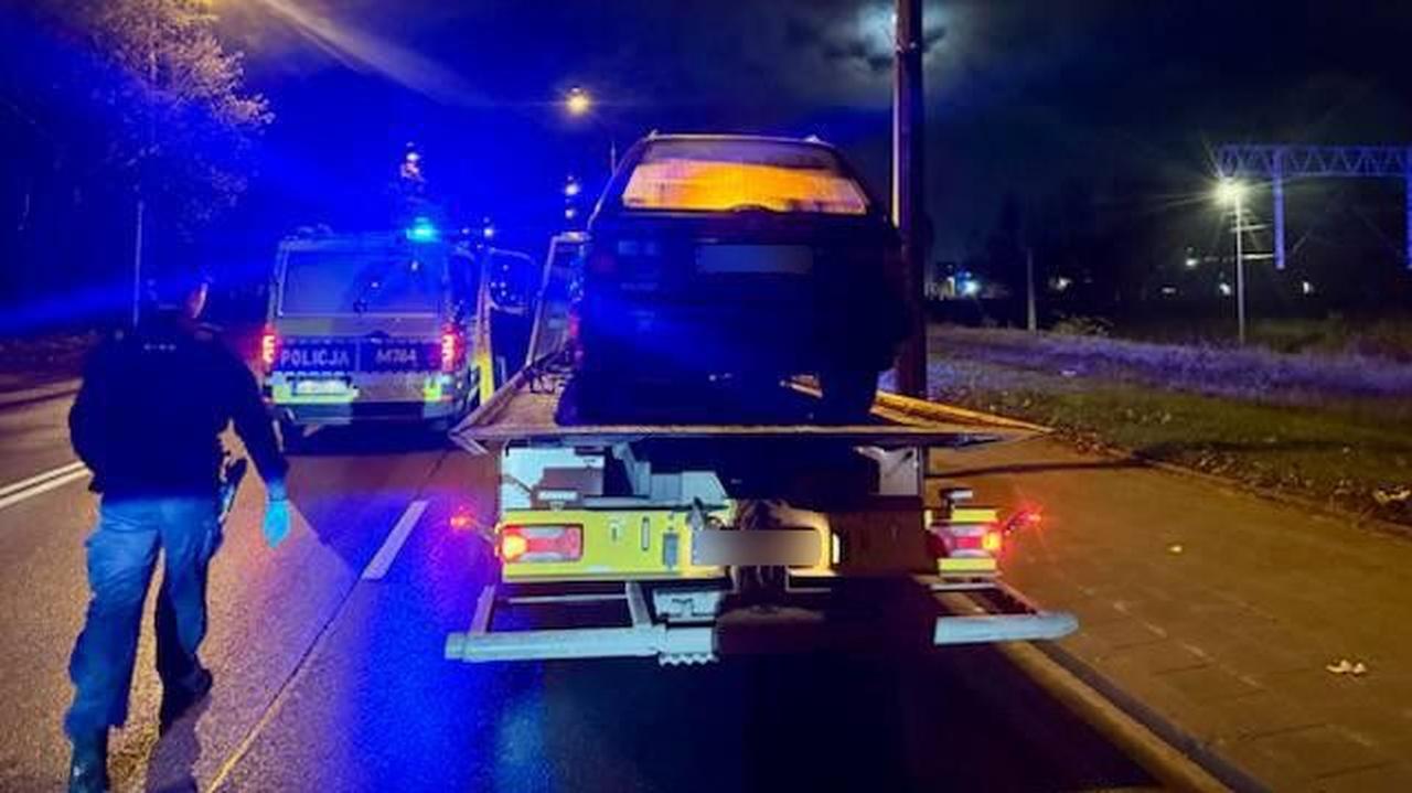 Jechał pijany, potem uciekał przed policją. Nagranie