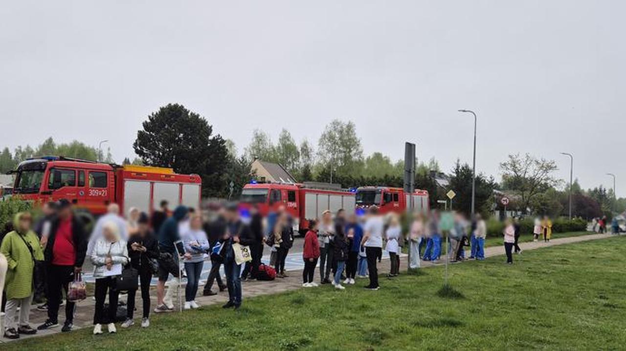 Ewakuacja szpitala po porannym telefonie. Policja o "wyjątkowej bezmyślności"