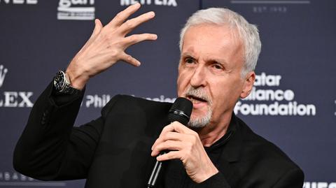 James Cameron na nagraniu archiwalnym