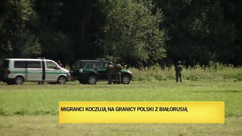 Tłumaczka o sytuacji osób koczujących na granicy Polski i Białorusi