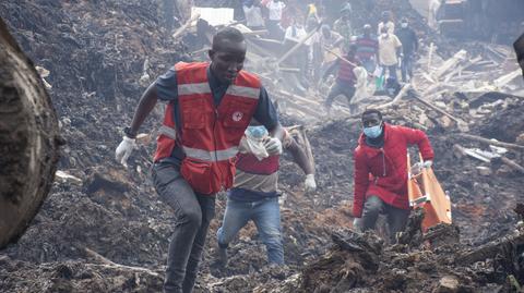 Uganda. Osiem ciał odnaleziono pod składowiskiem śmieci. Mogą być ich tam dziesiątki