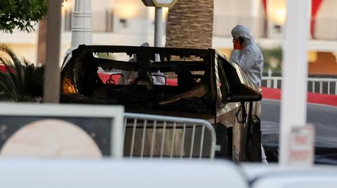 Policja opublikowała nagranie eksplozji tesli w Las Vegas