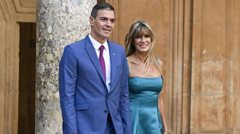 Pedro Sanchez i Begona Gomez na nagraniach archiwalnych 