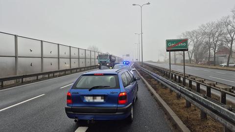 Gniezno. Jechała pod prąd, wtedy natknęła się na radiowóz