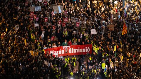 "Wszystko zrobili źle". Protesty w Walencji