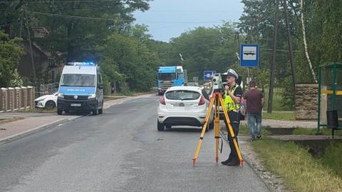 Dwunastolatek potrącony w pobliży przystanku, był reanimowany