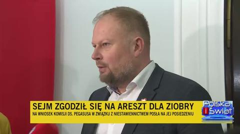 Zembaczyński nie wyklucza przesłuchań Ziobry na terenie aresztu śledczego