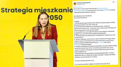Pełczyńska-Nałęcz "sama siebie dokleiła". Komentuje zdjęcie z AI
