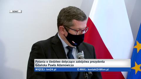 Senatorowie pytają Ziobrę o śledztwo w sprawie zabójstwa Adamowicza