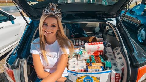Miss Polonia 2019 Karolina Bielawska pomaga potrzebującym podczas epidemii 