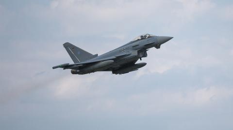 Niemiecki myśliwiec Eurofighter Typhoon