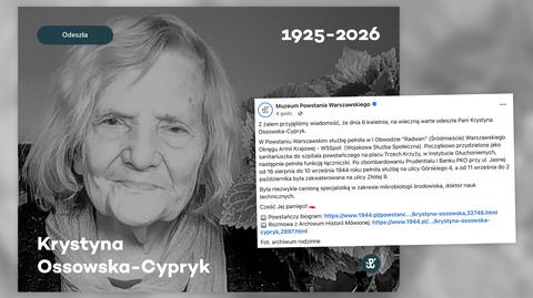 Zmarła Krystyna Ossowska-Cypryk