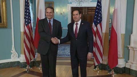 Radosław Sikorski spotyka się z sekretarzem stanu USA. Relacja Marcina Wrony