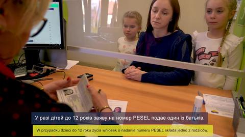Короткий фільм про PESEL для людей, які втекли до Польщі
