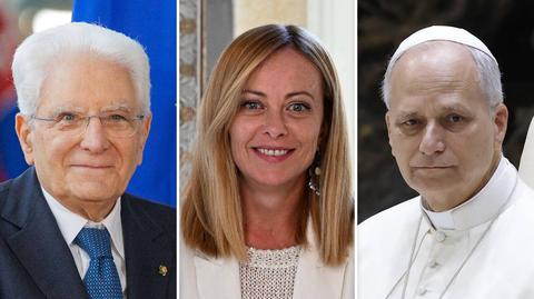 Giorgia Meloni Leon XIV Sergio Mattarella