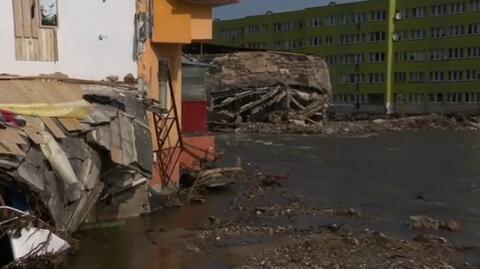 Wiceburmistrz Stronia Śląskiego w rozmowie z reporterem TVN24