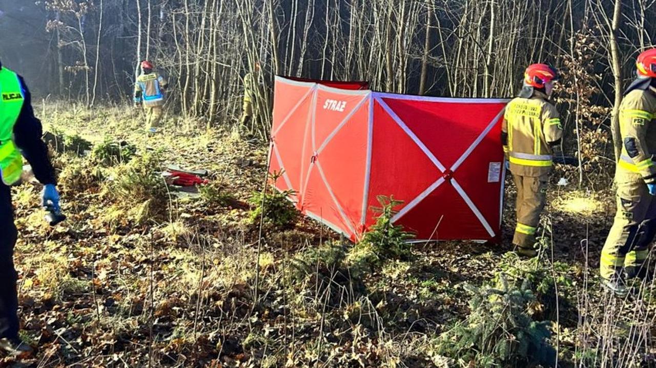 Zjechał z drogi i uderzył w drzewo. 19-letni strażak nie żyje