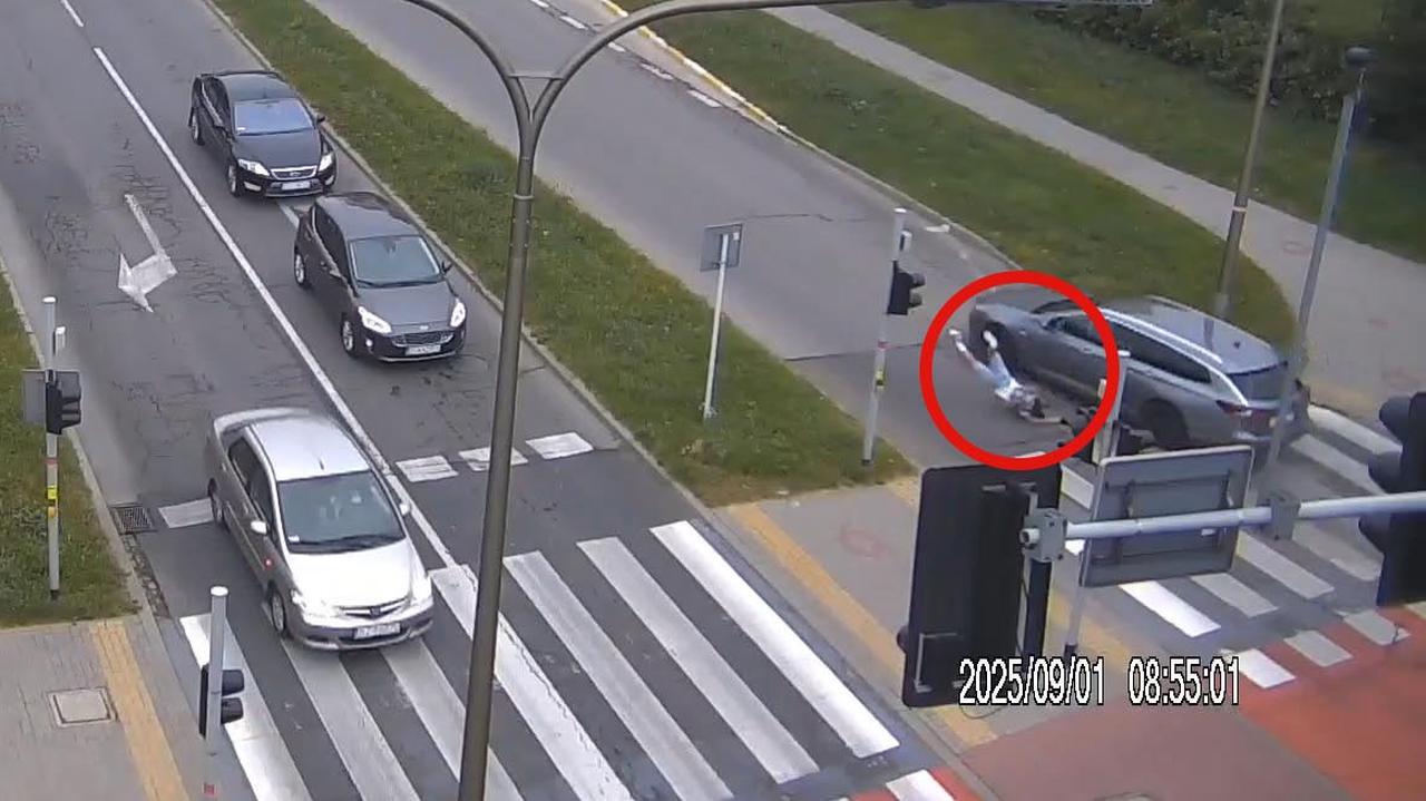 Potrącił 12-latka na pasach i odjechał. Policja pokazuje nagranie i prosi o pomoc