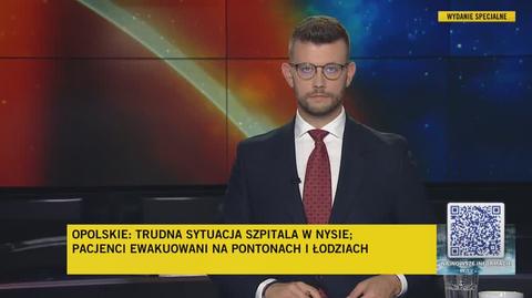 Ewakuacja szpitala w Nysie