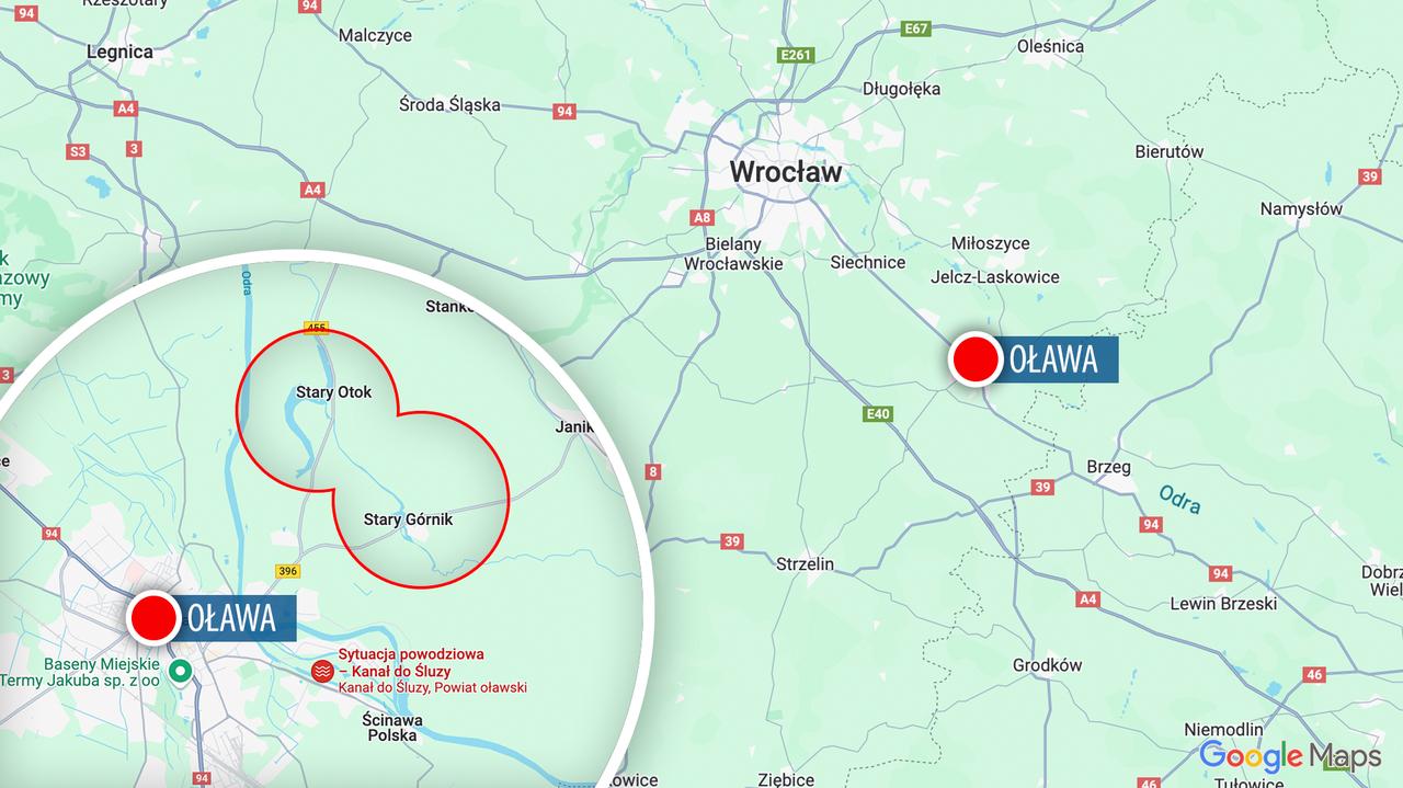 Polder zalewowy pod Wrocławiem otwarty. Dwie wsie zagrożone zalaniem. Ludzie nie chcieli się ewakuować