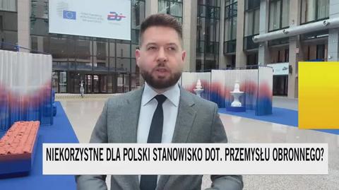 Komisje PE przyjęły stanowisko w sprawie programu dofinansowania zbrojeniówki. Relacja Macieja Sokołowskiego
